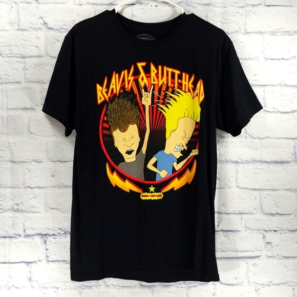 🎟️BOGO FREE🎟️ Beavis & Butthead Short Sleeve T-Shirt Sz M - Picture 1 of 4